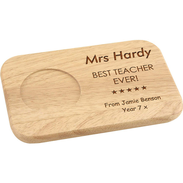 Best Teacher Tea & Biscuit Board