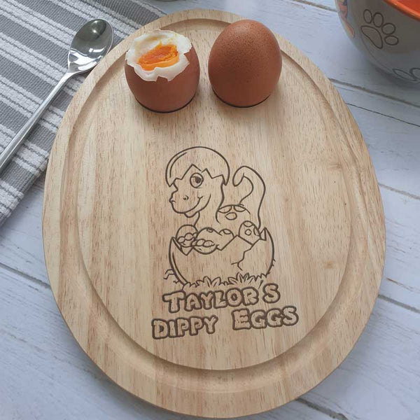 Personalised Hatching Dinosaur Egg Board