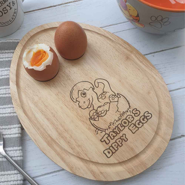 Personalised Hatching Dinosaur Egg Board