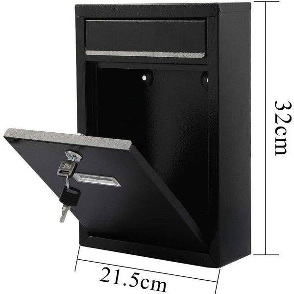 Cambridge Black Post Box