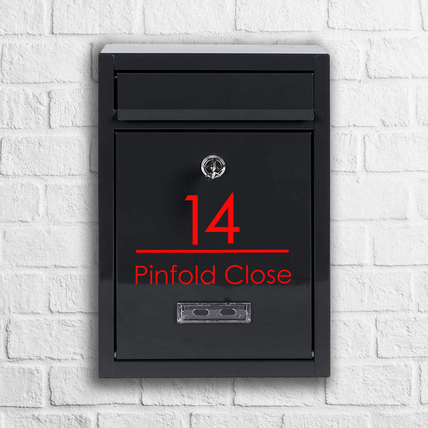 Cambridge Black Post Box