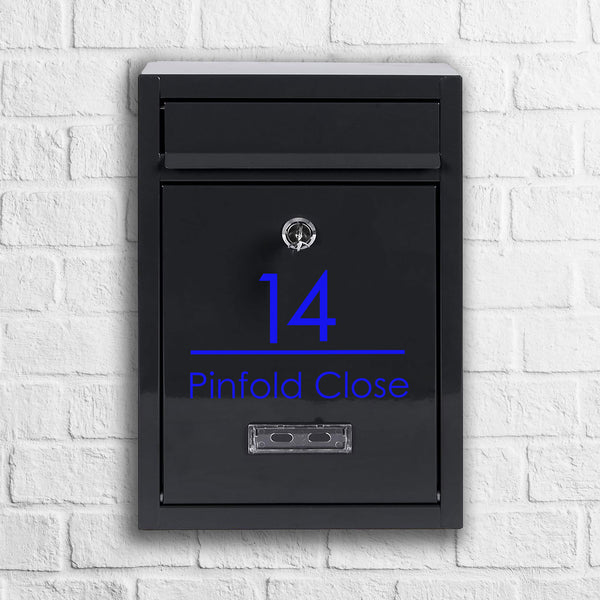 Cambridge Black Post Box