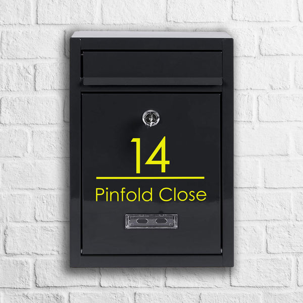 Cambridge Black Post Box