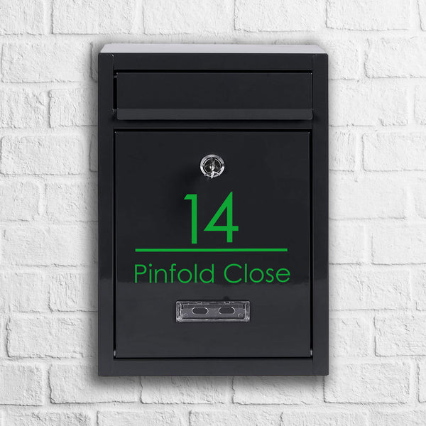 Cambridge Black Post Box