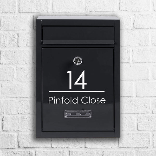 Cambridge Black Post Box