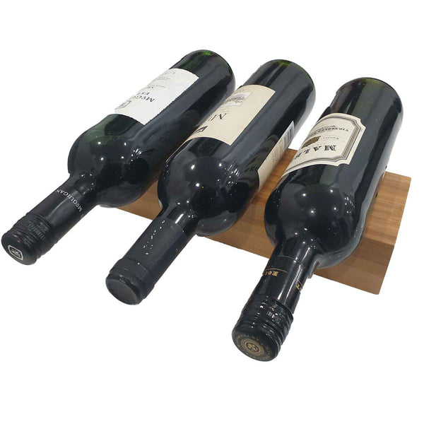 Personalised Solid Bamboo Surname Wine Bottle Holder
